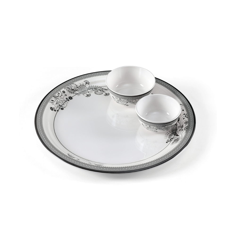 SUPERWARE, Buffet Set - SILVER LACE | Set Of 18 Pcs.