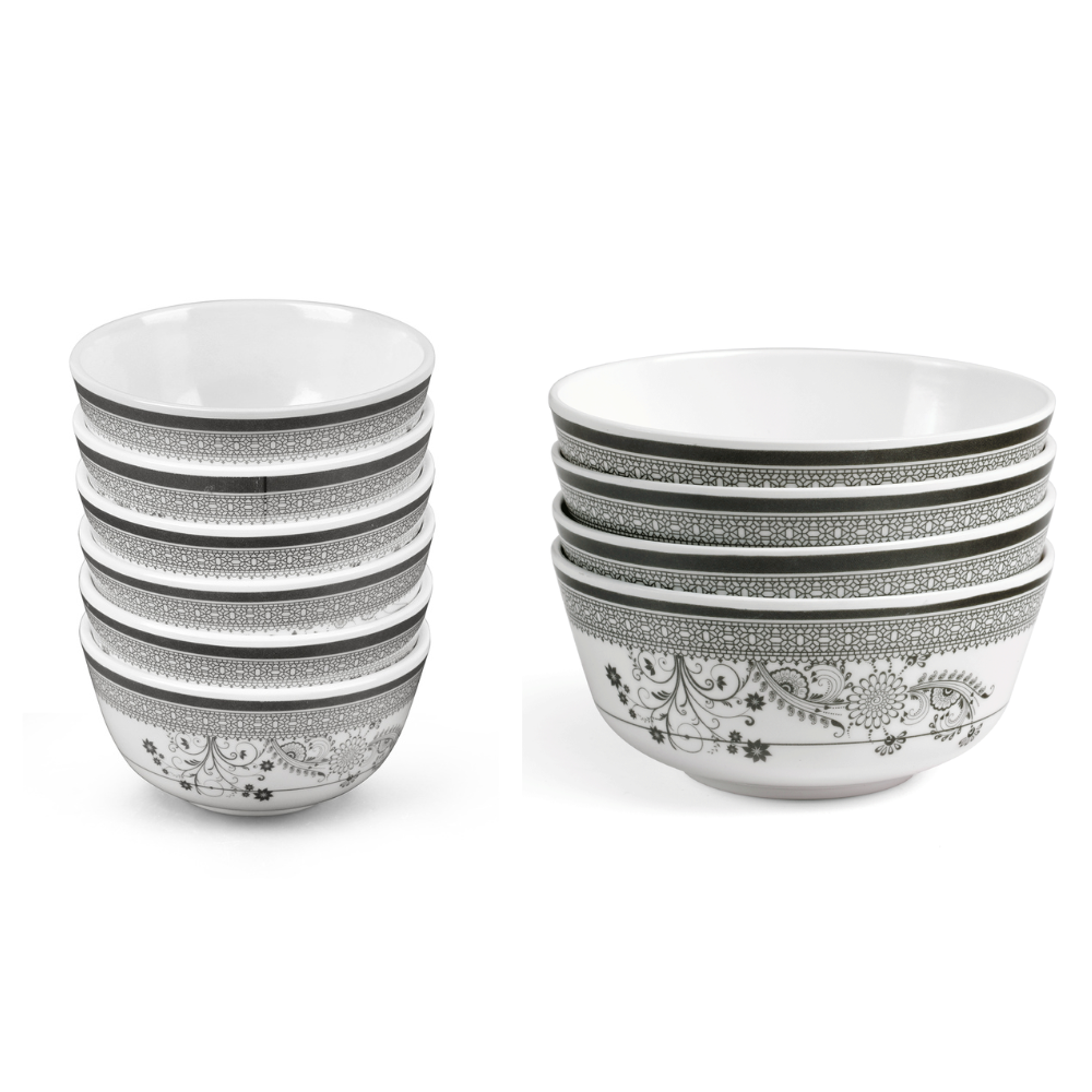 SUPERWARE, Buffet Set - SILVER LACE | Set Of 18 Pcs.