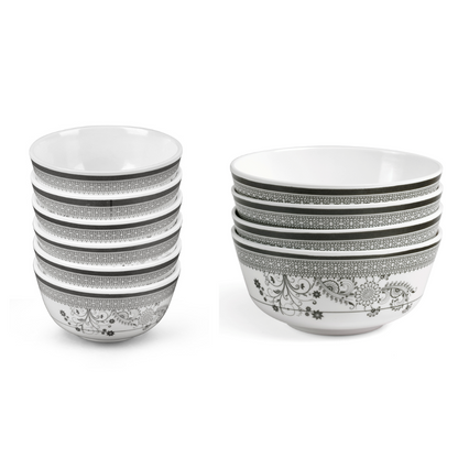 SUPERWARE, Buffet Set - SILVER LACE | Set Of 18 Pcs.