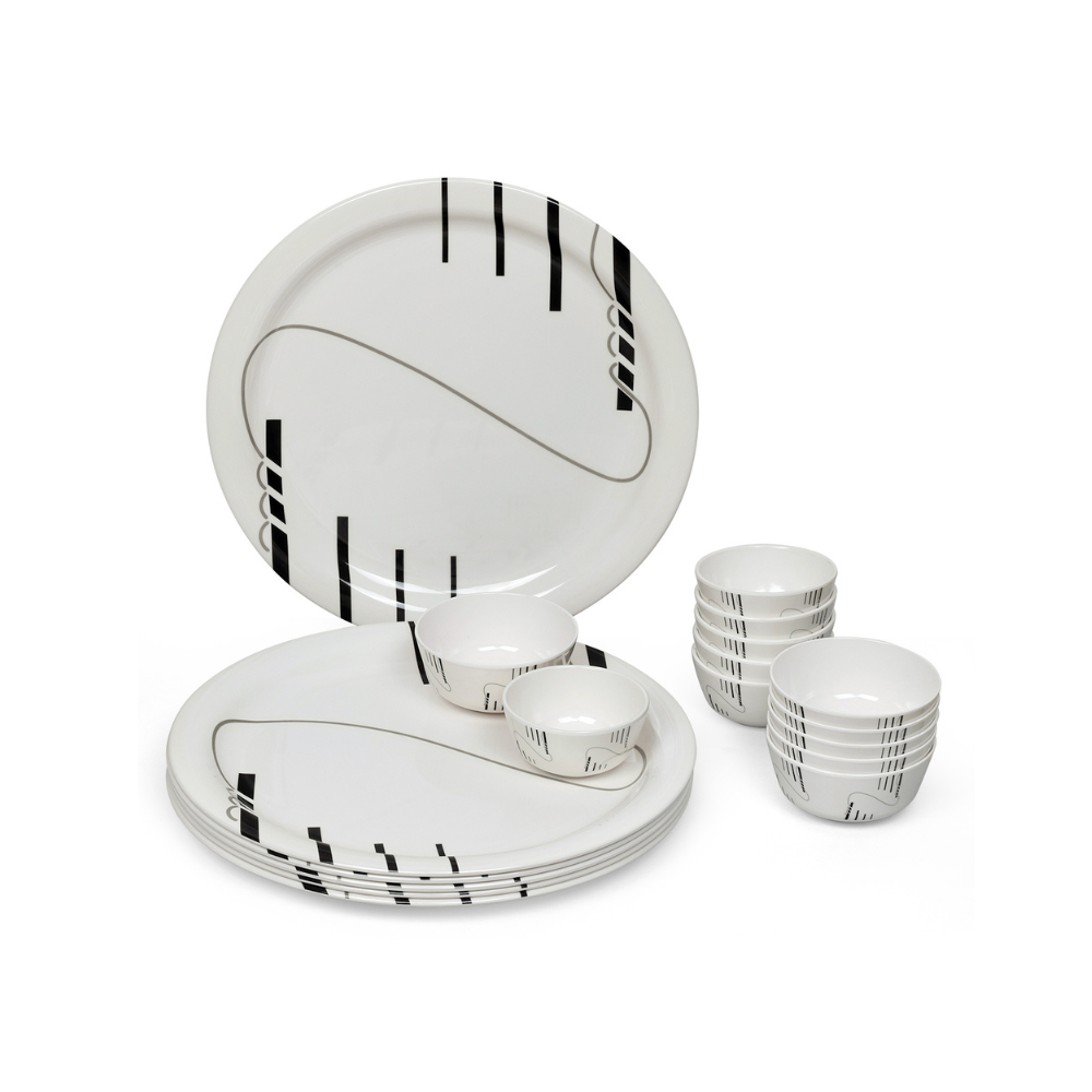 SUPERWARE, Buffet Set - STRIP & ROPES | Set Of 18 Pcs.