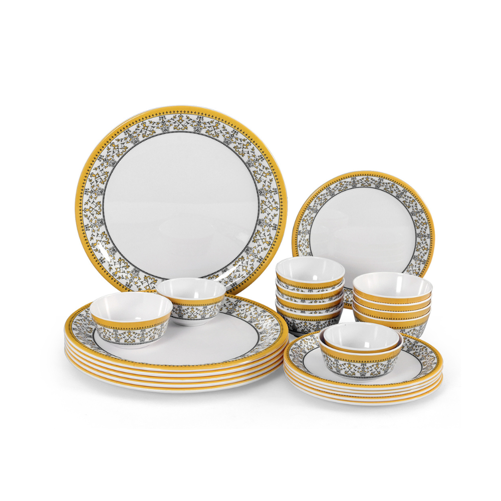 SUPERWARE, Dinner Set - FORGETMENOT | Set Of 24 Pcs.