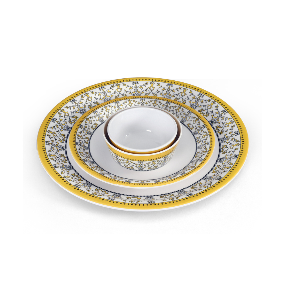 SUPERWARE, Dinner Set - FORGETMENOT | Set Of 24 Pcs.
