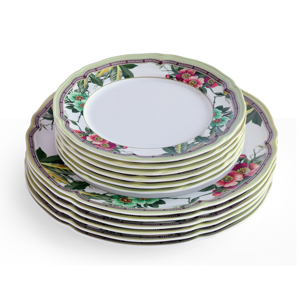 SUPERWARE, Dinner Set - GARDENIA SYMPHONY | Set Of 38 Pcs.