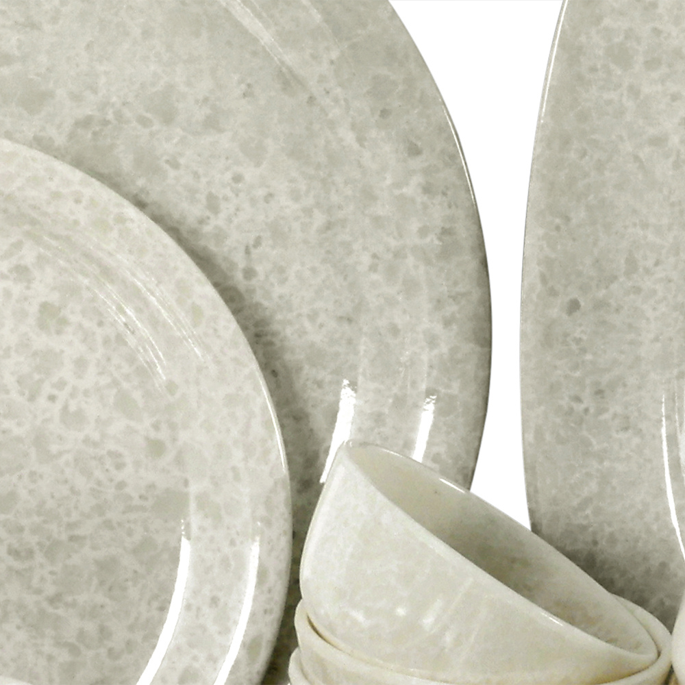 SUPERWARE, Dinner Set - GLOSSY SUPER PEARL | Set Of 37 Pcs.
