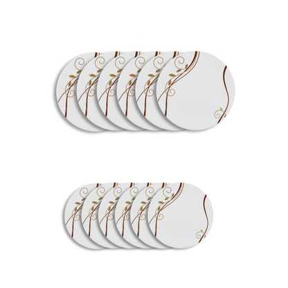 SUPERWARE, Dinner Set - SPIRAL FLUER | Set Of 24 Pcs.