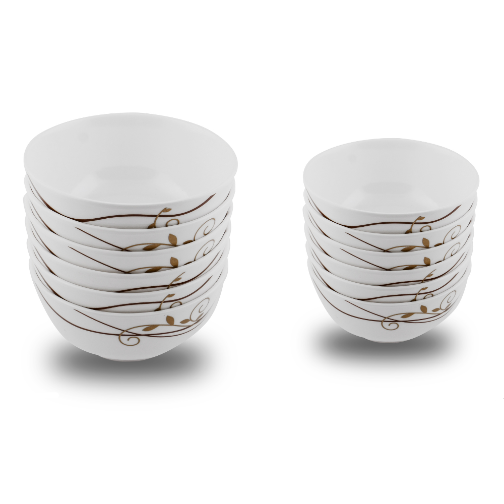 SUPERWARE, Dinner Set - SPIRAL FLUER | Set Of 24 Pcs.