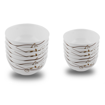 SUPERWARE, Dinner Set - SPIRAL FLUER | Set Of 24 Pcs.