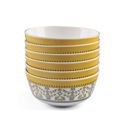 SUPERWARE | Pure Melamine | Dinner Set - ForgetMeNot | Set Of 8 Pcs. | Stain Free, Glazed Finish