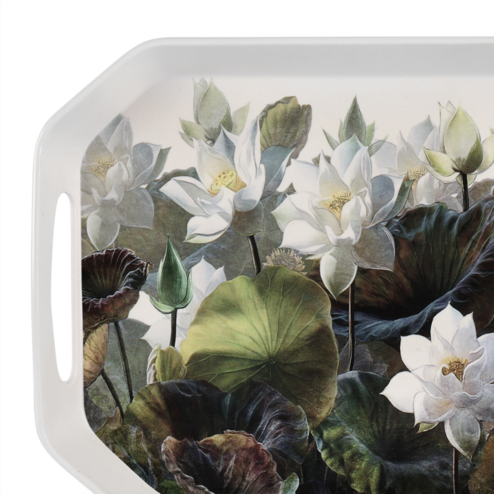 SUPERWARE, Hexa Tray Set - LOTUS POND | Set Of 3 Pcs.