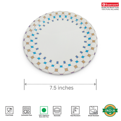 SUPERWARE, Plate Set - ARRIS | 6 Nos.