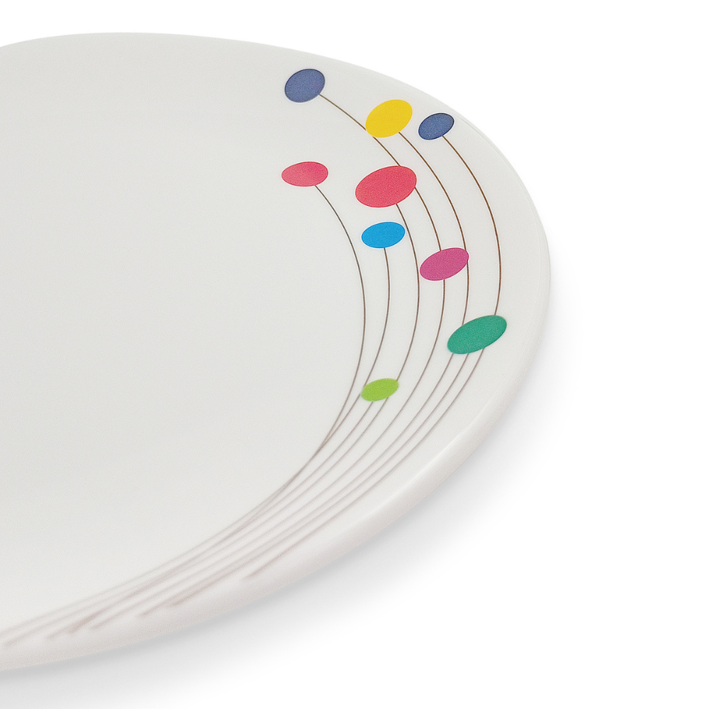SUPERWARE, Plate Set - COLOUR BUBBLES | 6 Nos.