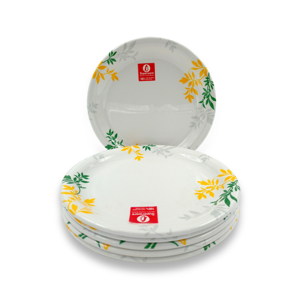 SUPERWARE, Plate Set - COUNTRY LEAF | 6 Nos.