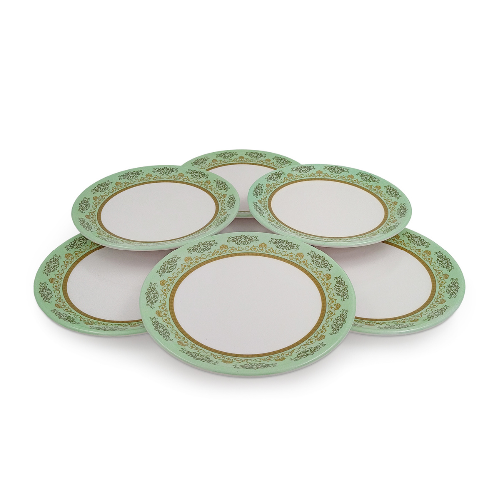 SUPERWARE, Plate Set - JADE GARDEN | 6 Nos.