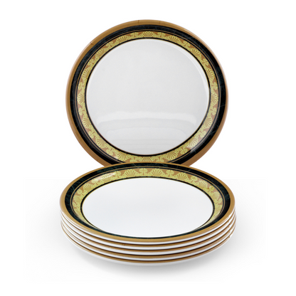 SUPERWARE | Pure Melamine | Small Plate Set - MAJESTIC (7.5") | 6 Nos. | Stain Free, Glazed Finish