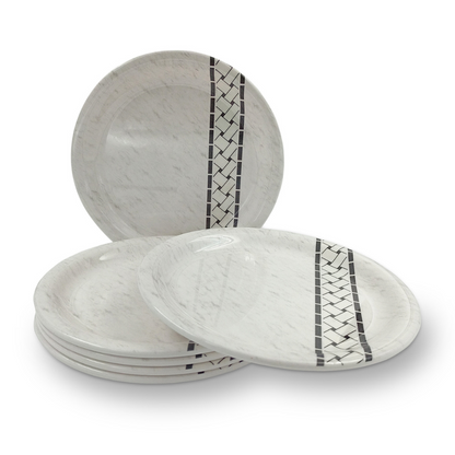 SUPERWARE, Plate Set - MARBO STITCH | 6 Nos.