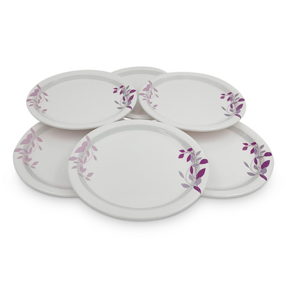 SUPERWARE, Plate Set - PURPLE PETAL | 6 Nos.