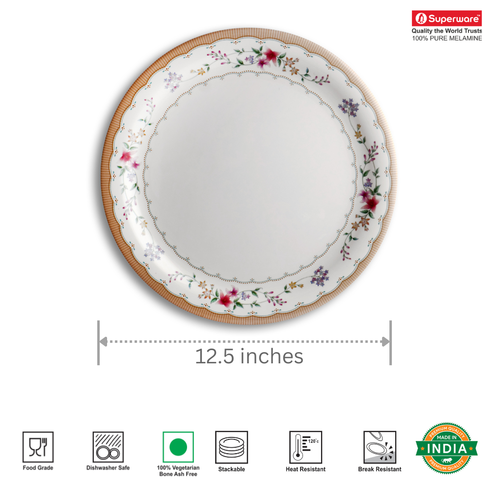 SUPERWARE, Plate Set - ROYAL OPERA | 6 Nos.