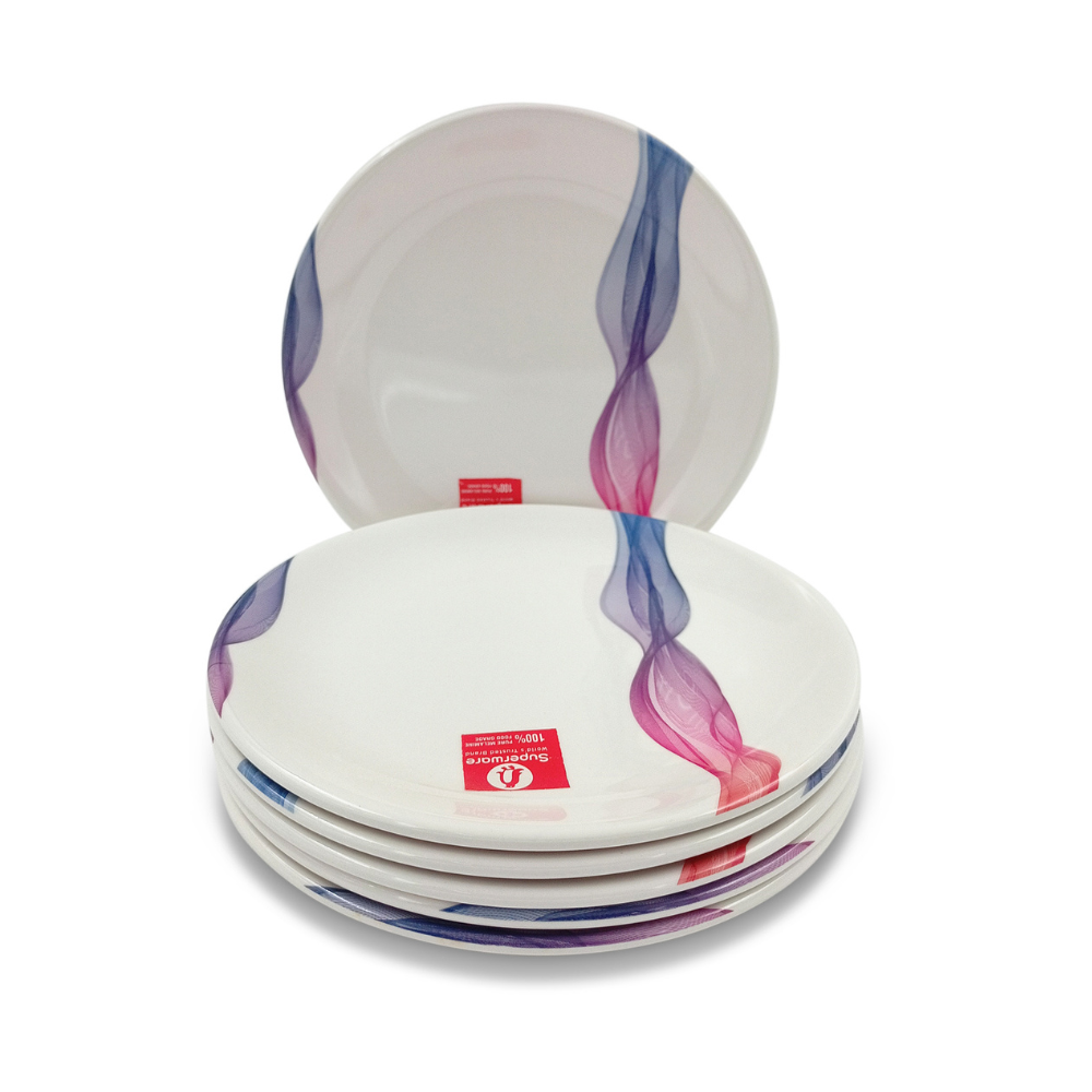 SUPERWARE, Plate Set -  SILKY | 6 Nos.