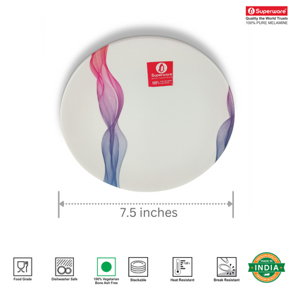 SUPERWARE, Plate Set -  SILKY | 6 Nos.