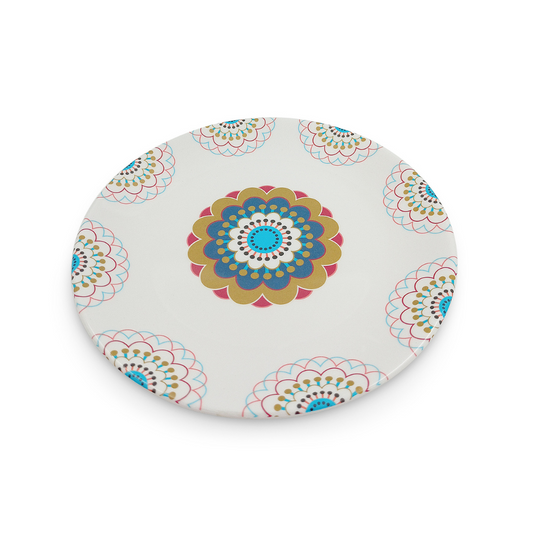 SUPERWARE, Plate Set - TURQUISE BLOOM | 6 Nos.