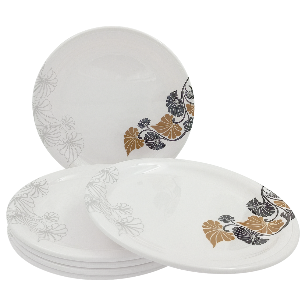 SUPERWARE, Plate Set - VEGETAL GOLD | 6 Nos.