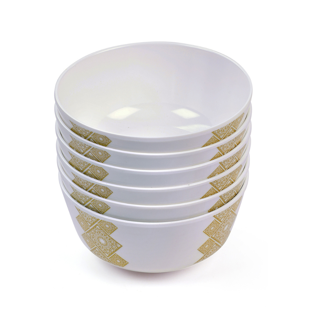 SUPERWARE, Soup Set - GOLDDEKO | Set Of 18 Pcs.