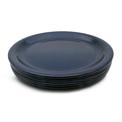 SUPERWARE | Pure Melamine | Buffet Plate Set – Sapphire (12.5”) | 6 Nos. | Stain Free, Glazed Finish