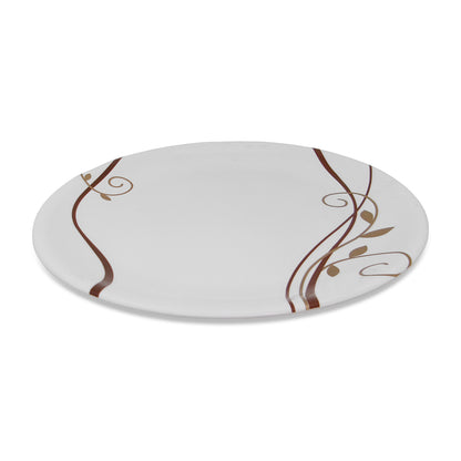 SUPERWARE | Pure Melamine | Buffet Plate Set – Spiral Fluer (12.5”) | 6 Nos. | Stain Free, Glazed Finish