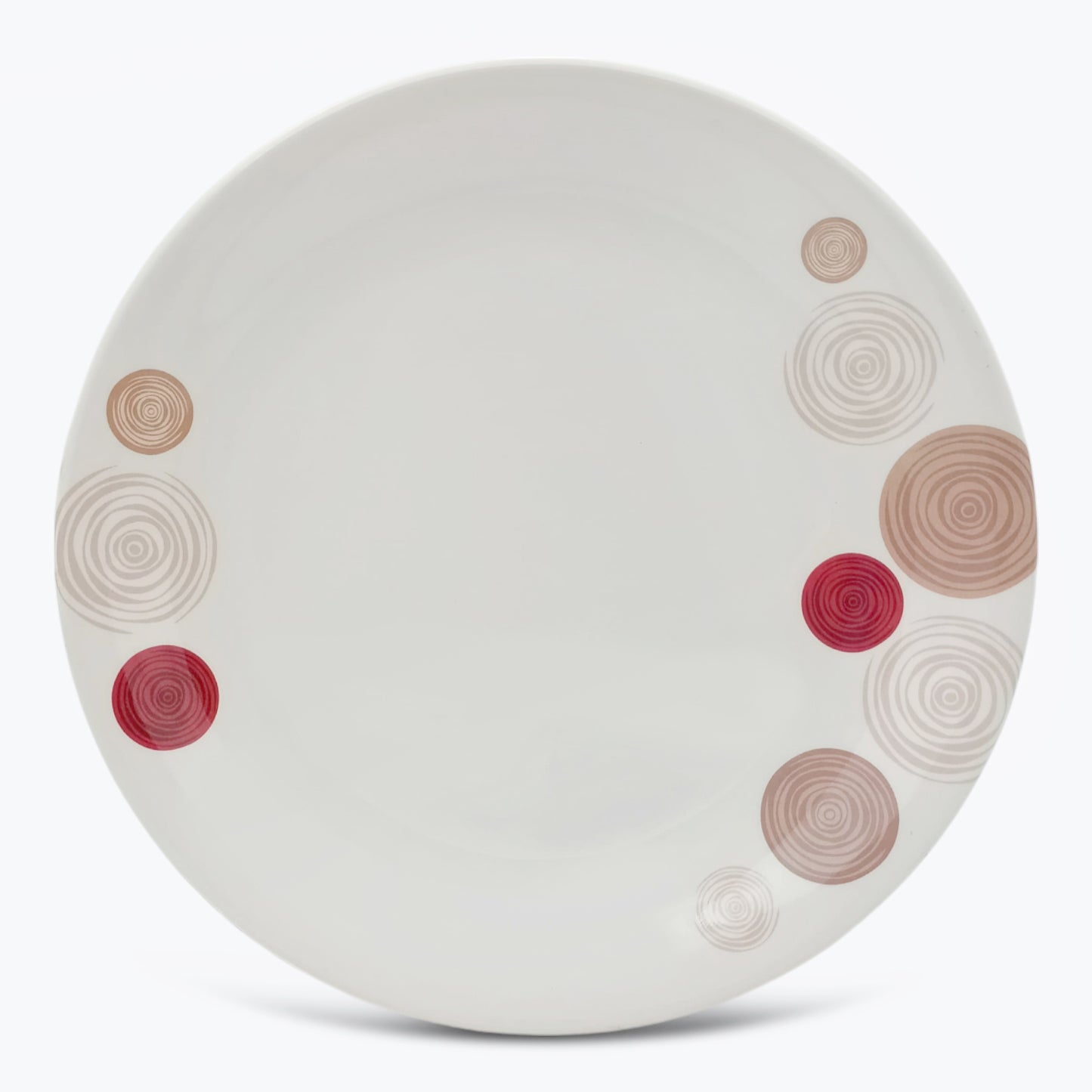 SUPERWARE | Pure Melamine | Small Plate Set - Spiral (7.5") | 6 Nos. | Stain Free, Glazed Finish
