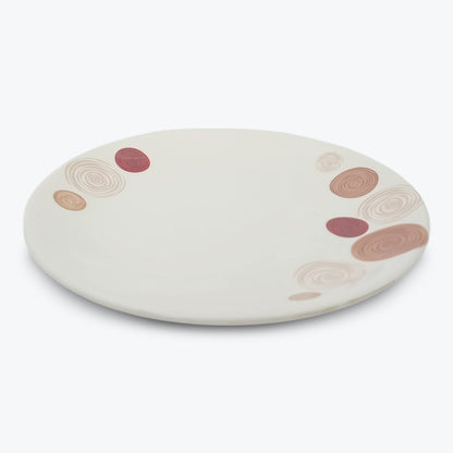 SUPERWARE | Pure Melamine | Small Plate Set - Spiral (7.5") | 6 Nos. | Stain Free, Glazed Finish