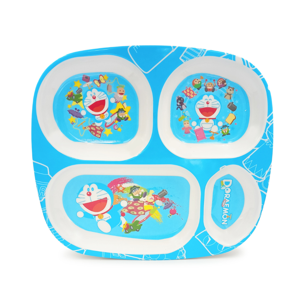 SUPERWARE | Pure Melamine | Kid Set - DORAEMON GADGET | Set Of 5 Pcs.| Stain Free, Glazed Finish