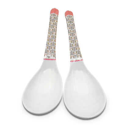 SUPERWARE | Pure Melamine | Dinner Set - Gardenia Aura | Set Of 38 Pcs. | Stain Free, Glazed Finish