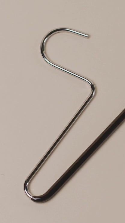 MAWA | Made in Germany | Metal Hanger Set | Trouser Hanger | KHC 35 | Anti-Slip Bar | Space Saver | 10 Pieces